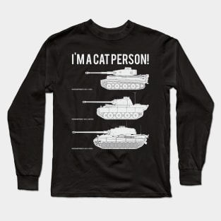 i'm a cat person! Long Sleeve T-Shirt